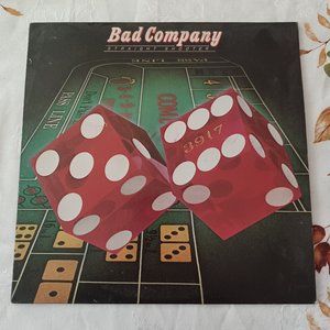 Vintage 1975 Bad Company Straight Shooter Vinyl LP/Catalog # SS 8502